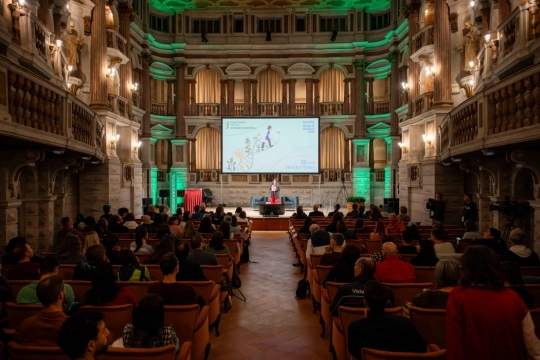 allestimento realizzato per il Food&Science Festival