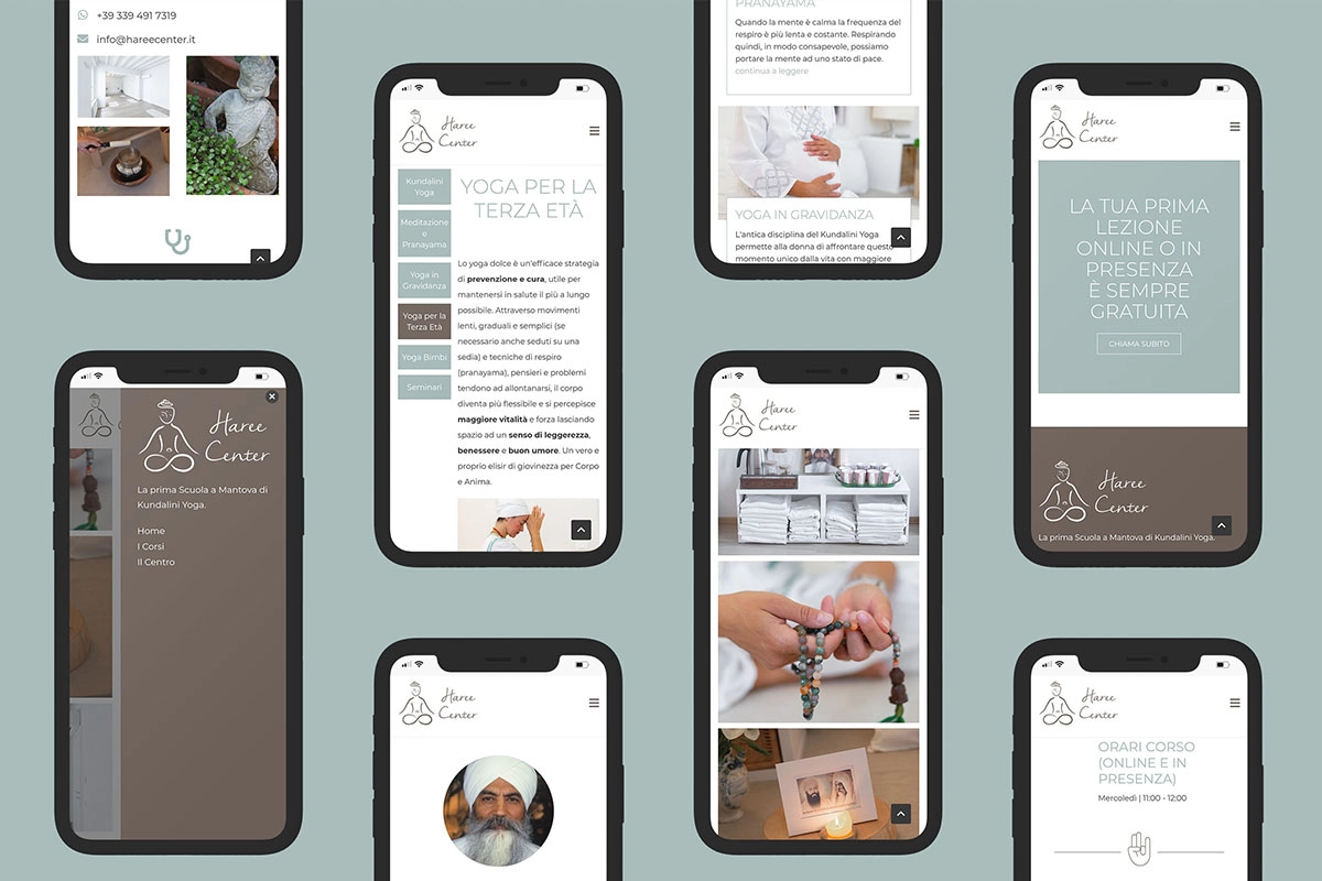 anteprima del sito web da smartphone